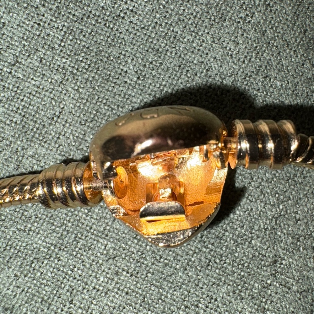 Gold and Pink Charm Bracelet - Picture 15 of 16